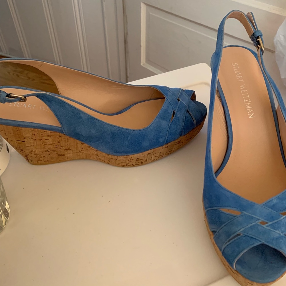 Stuart Weitzman wedges - NEVER WORN-size 9.5